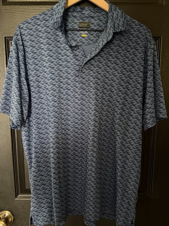 Other - Gently Worn Mens Golf Polo Shirt Navy Blue Large